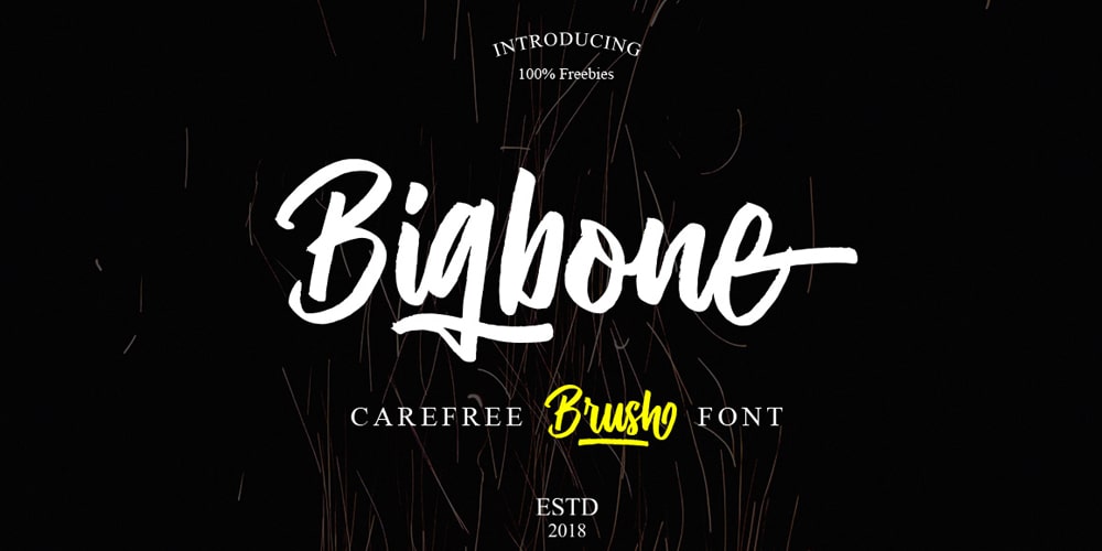 Free Bigbone Font