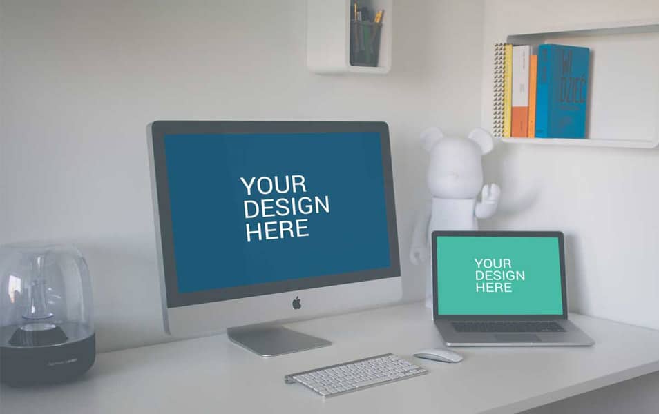 Download Mac Desktop Mockup Psd Free Download Yellowimages