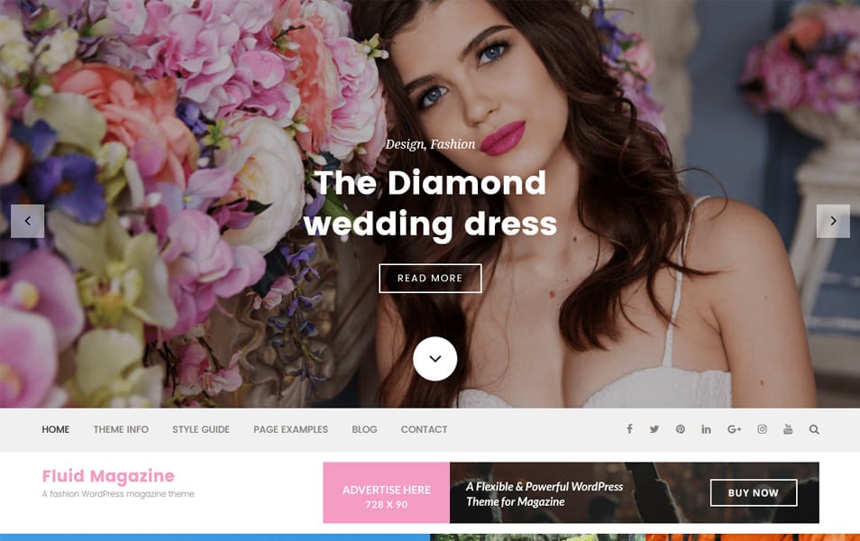 Fluid Magazine Responsive WordPress Theme