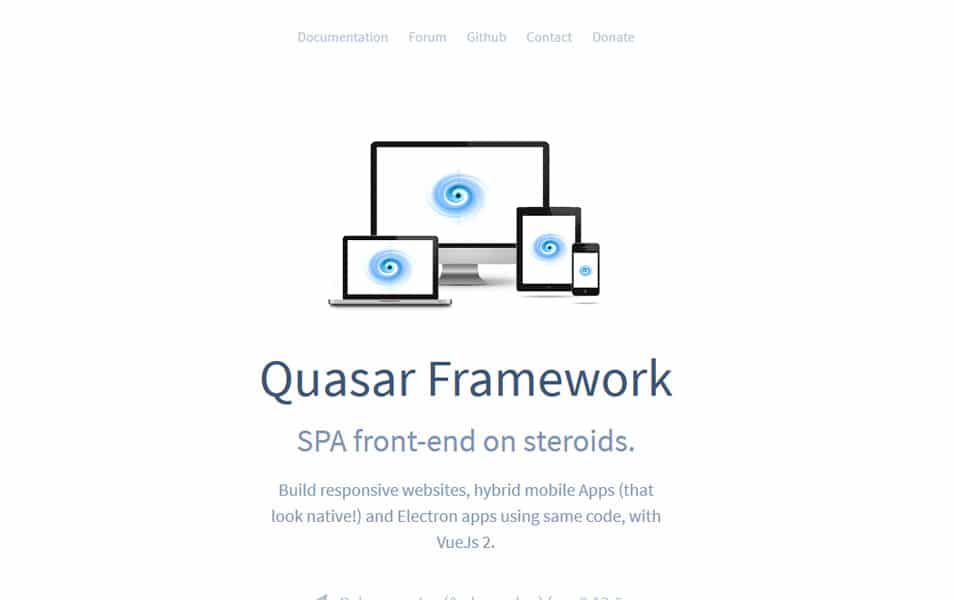 Quasar android build. Quasar фреймворк. Spa фреймворк. Vue js UI Framework. Как установить Quasar Framework.