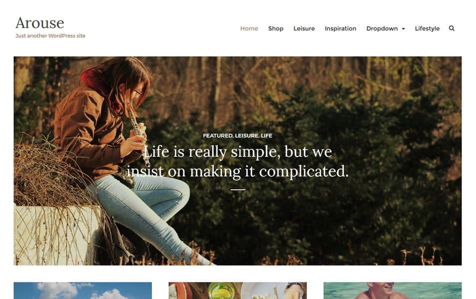 Arouse Responsive WordPress Theme