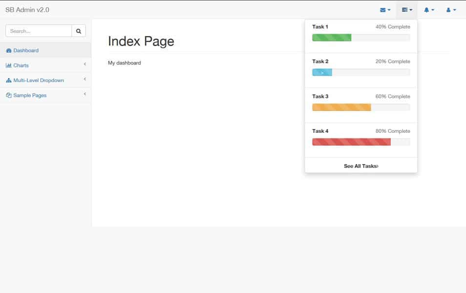 ReactJS Admin Template