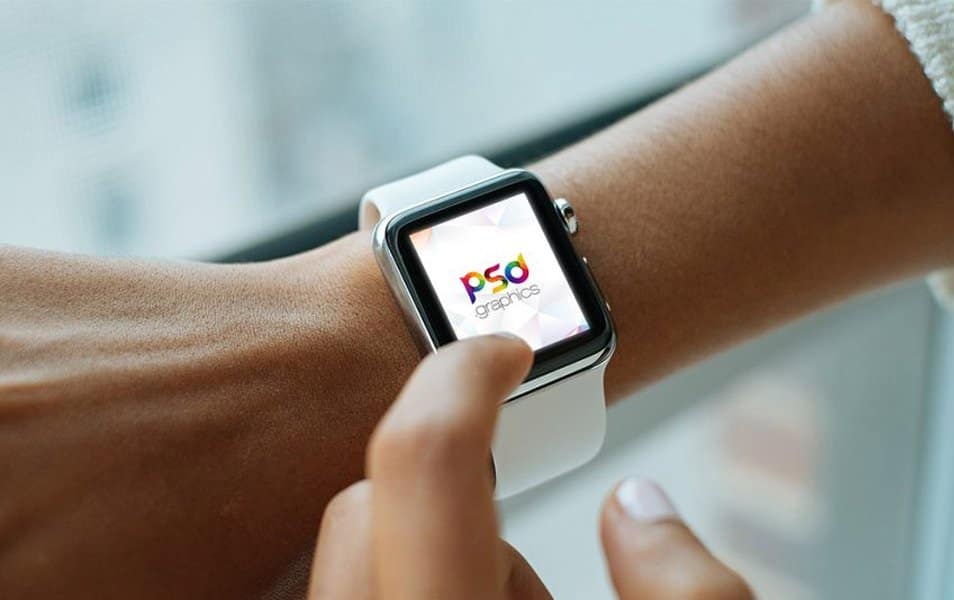 Apple Watch Mockup Free PSD