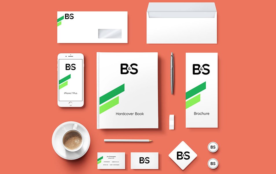 Branding & Stationery PSD Mockup