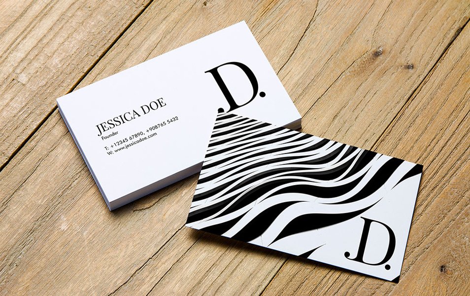 Business Card Mockup PSD