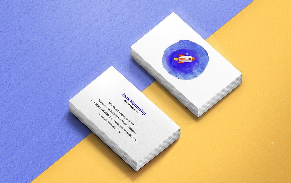 Business Card Mockup Template