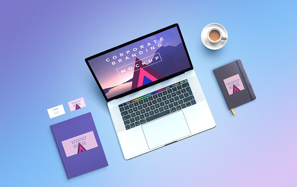 Corporate Branding Mockup PSD