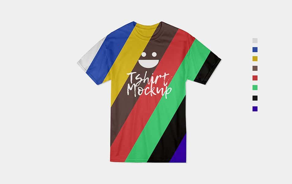 Cotton T-Shirt Mockup PSD