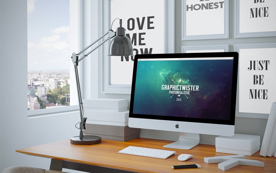 Home Workspace mockup