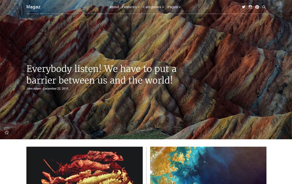 Magaz Responsive WordPress Theme