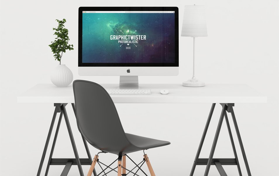 Photo Studio Workspace Mockup