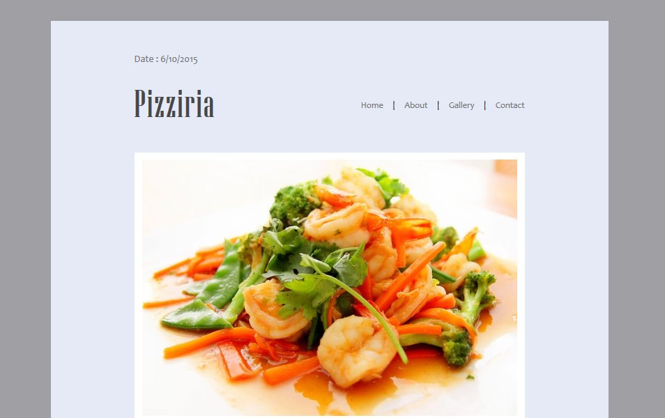 Pizziria در خبرنامه پاسخگو قالب وب