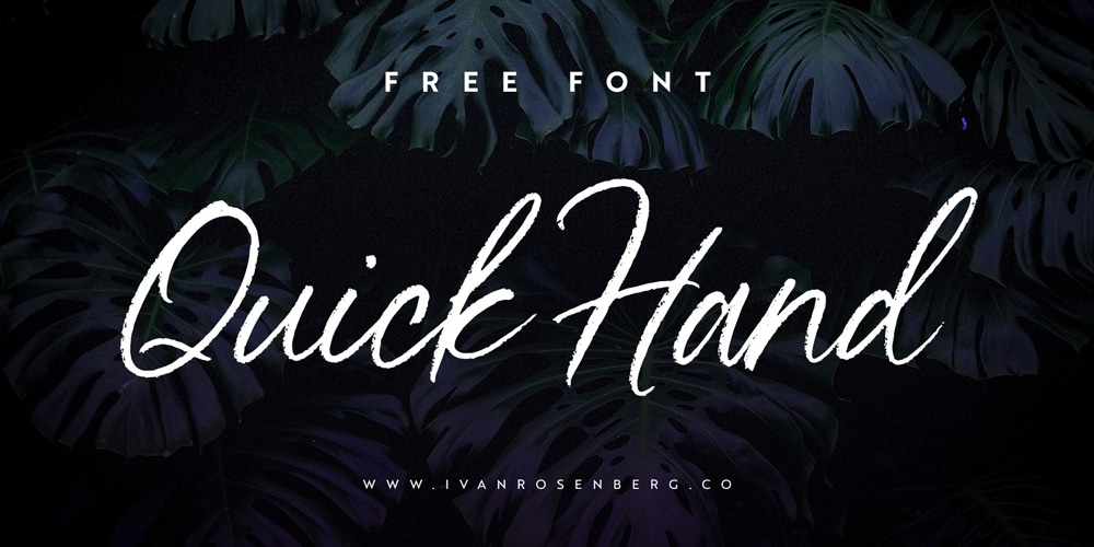 50 + Free Brush Fonts For Designers » CSS Author