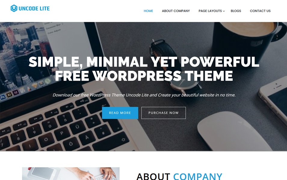 Uncode Lite Responsive WordPress Theme