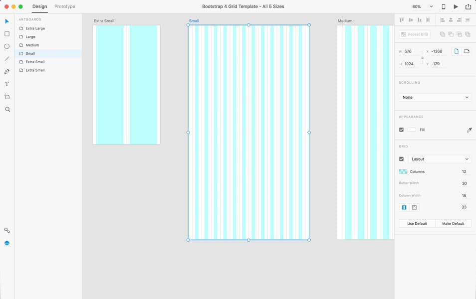 resume bootstrap grids