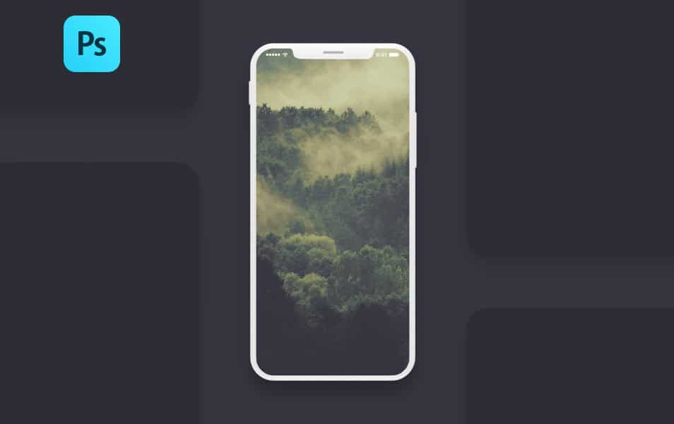 Free Iphone X Screen PSD Mockup