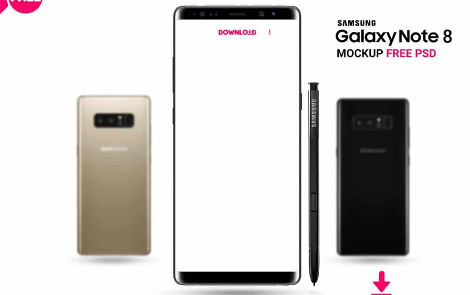 15+ Best Samsung Galaxy Note 8 Mockup Templates » CSS Author