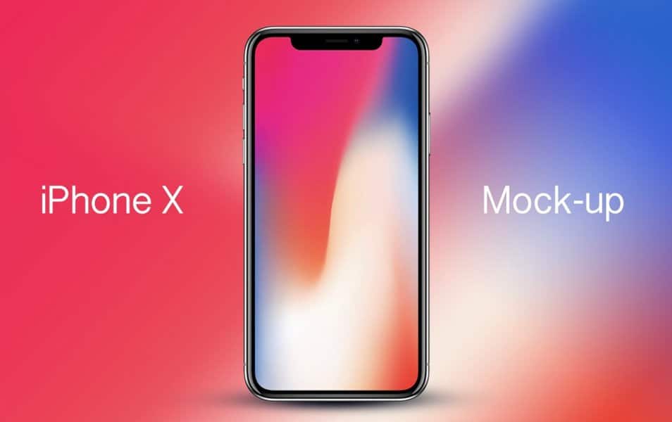 Free iPhone X PSD Mock-up