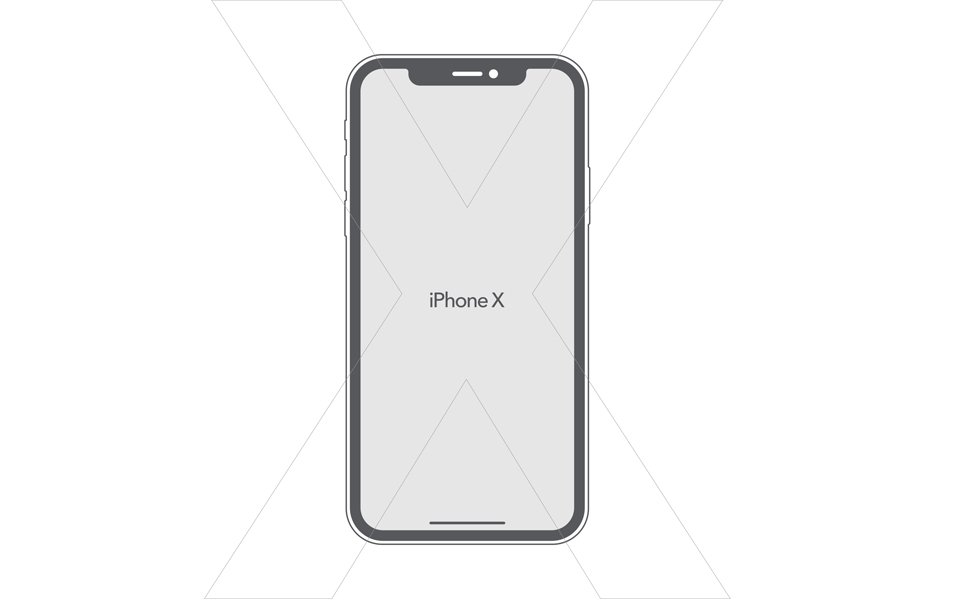 Free iPhone X Vector