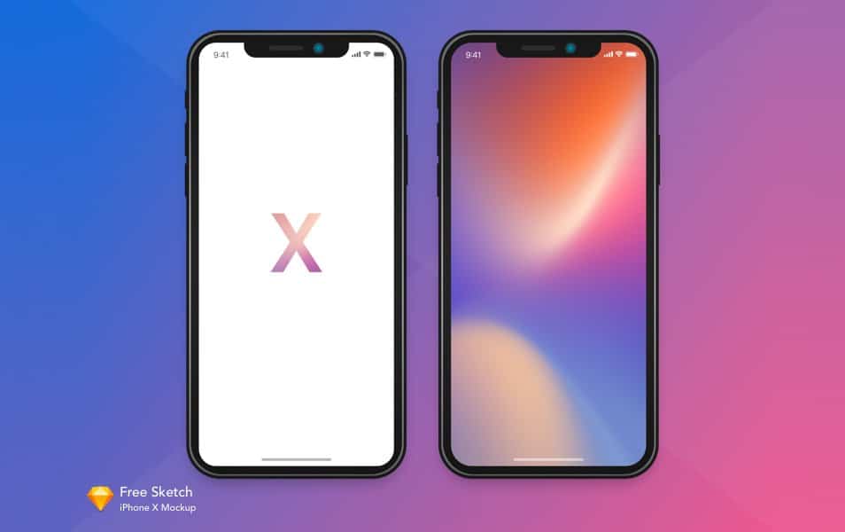 Iphone X Mockup Sketch Version