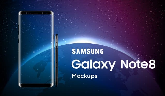 15 Best Samsung Galaxy Note 8 Mockup Templates Css Author