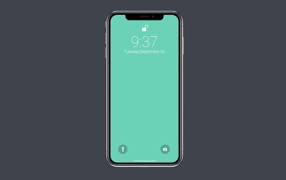 Vector iPhone X Mockup