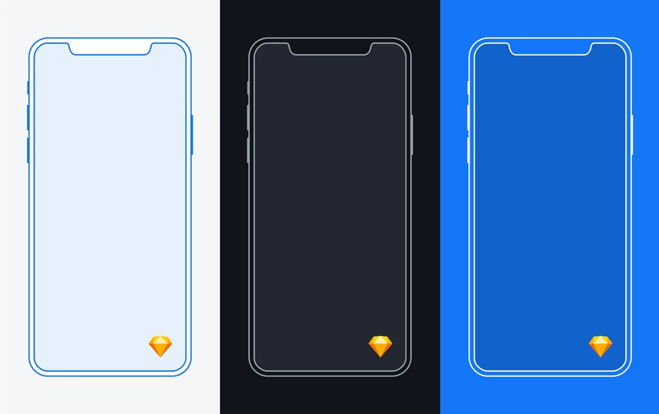 iPhone X Mockup Freebie for Sketch