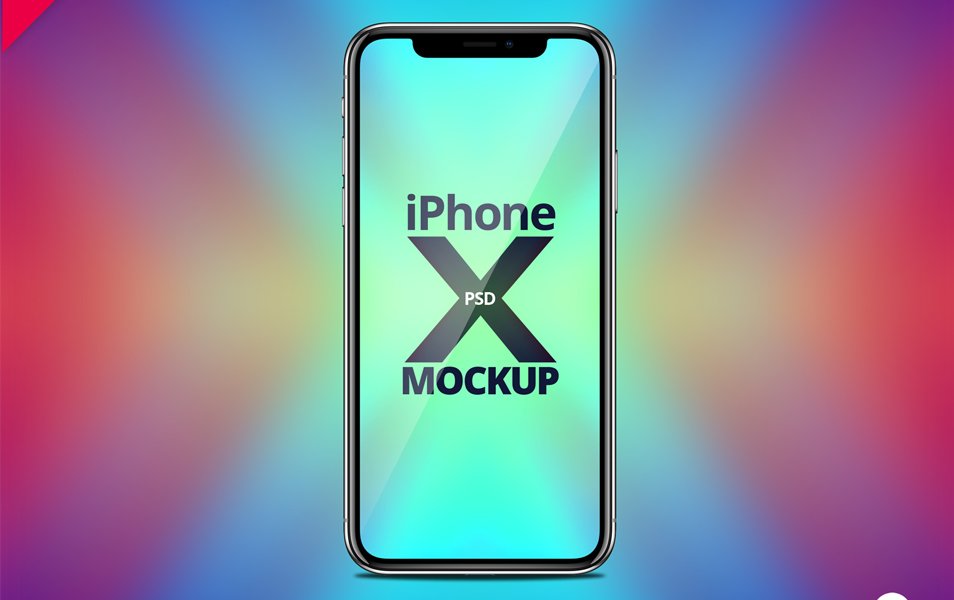 iPhone X PSD Mockup