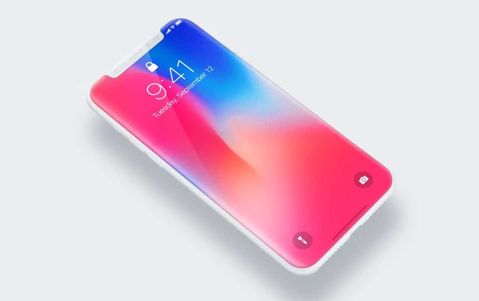 iPhone X mockup