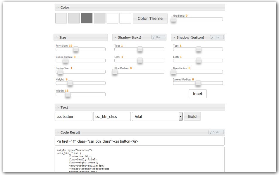 CSS Button Generator