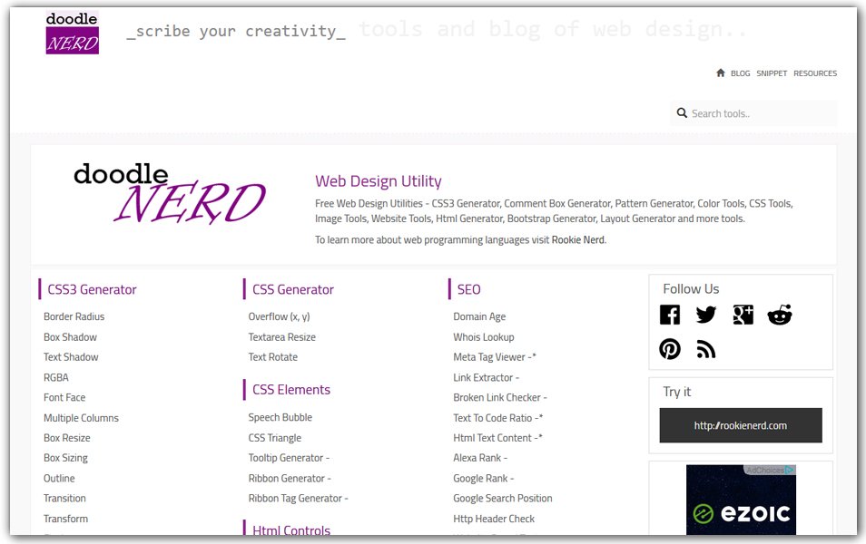 CSS Generators | Doodle Nerd