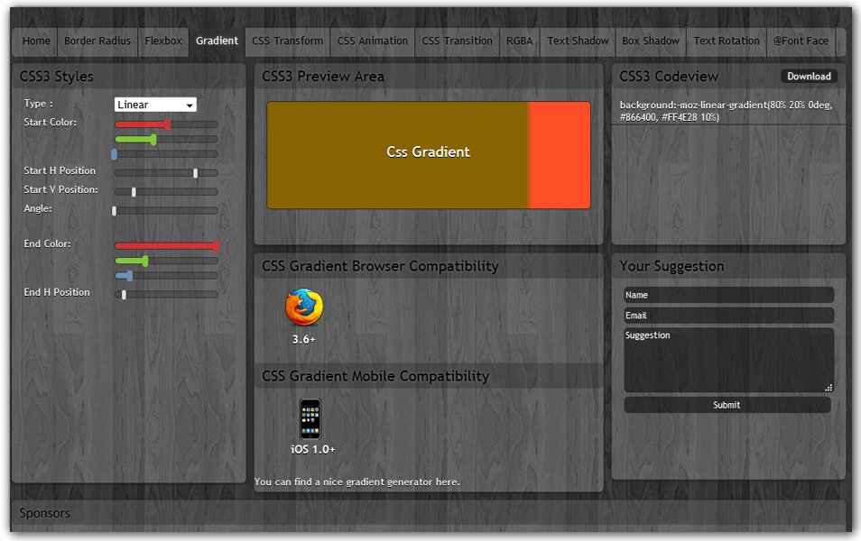 CSS Gradient | CSS3 Maker