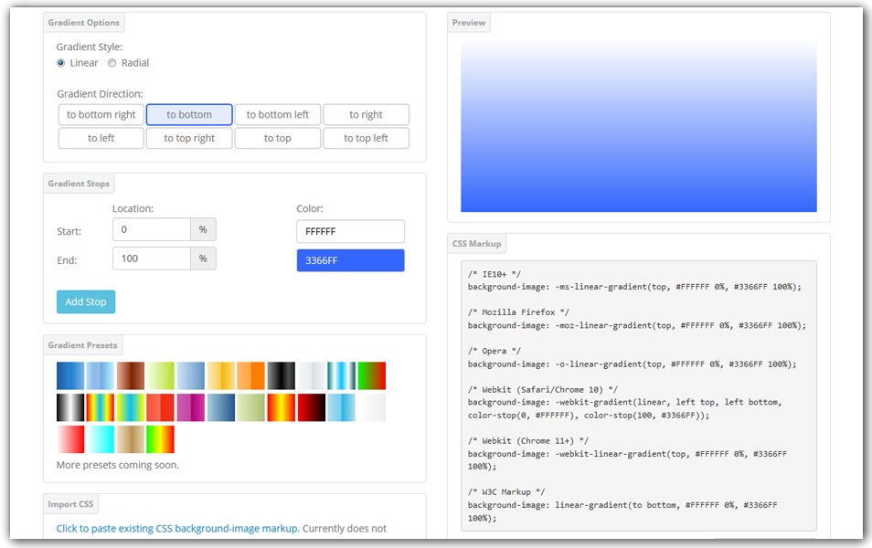 CSS Gradient Generator | GenerateIt