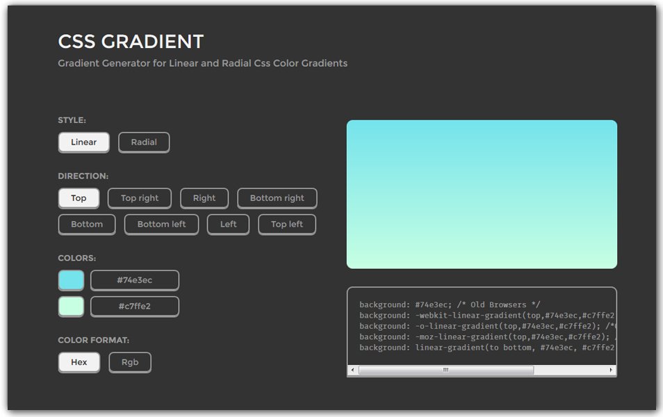 CSS Gradient Generator