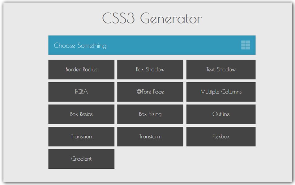 CSS3 Generator