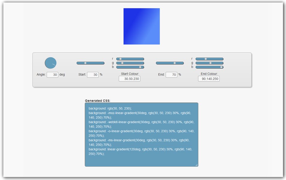 CSS3 Gradient Generator | CSS3gen