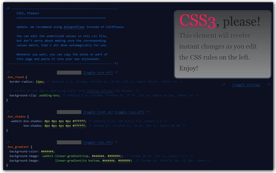 CSS3 Please!