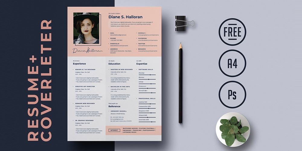 ultimate collection of free resume templates  u00bb css author