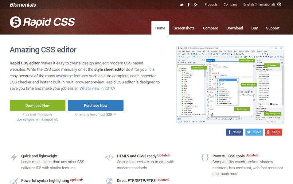 Rapid CSS Editor