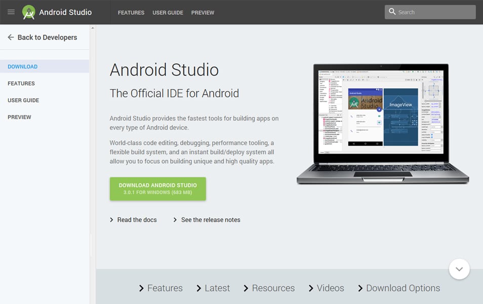 developer android studio download