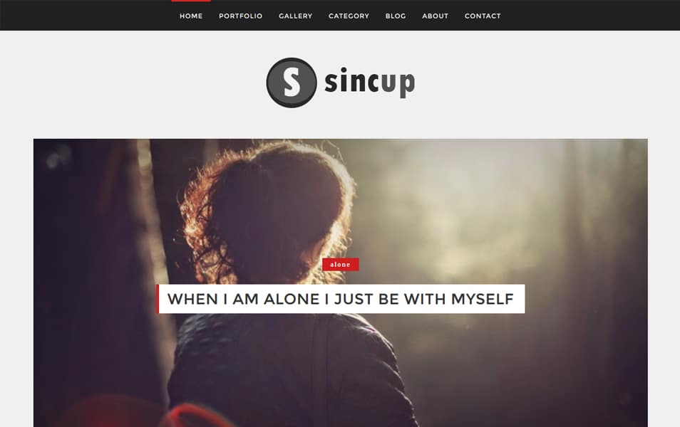 Sincup Responsive Blogger Template