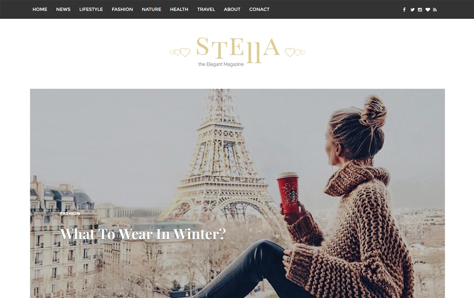 Stella Responsive Blogger Template