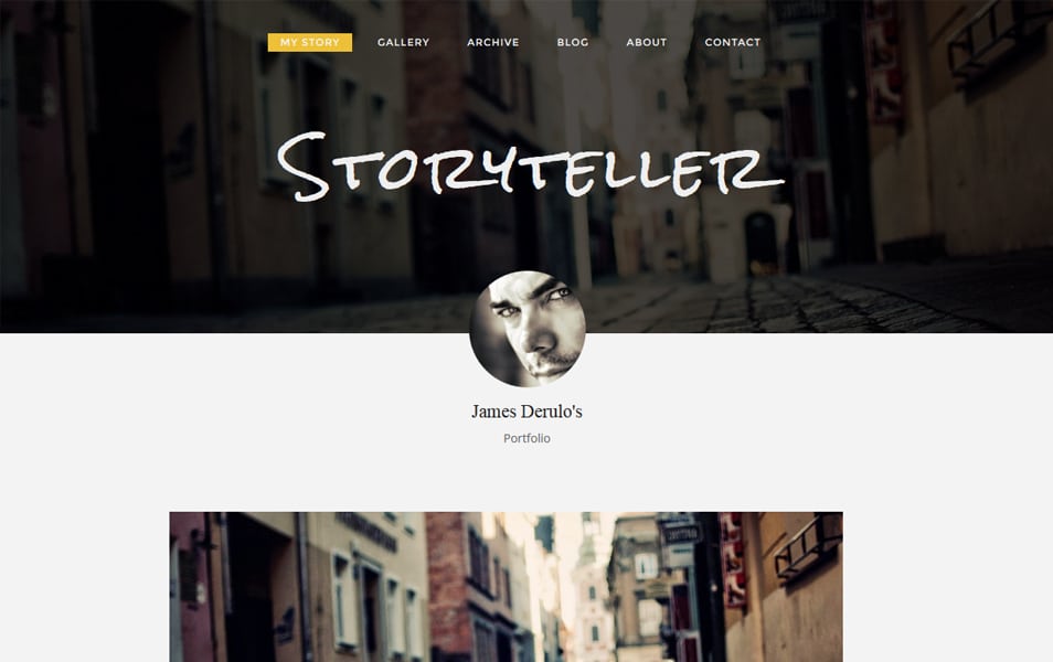 Storyteller Responsive Blogger Template