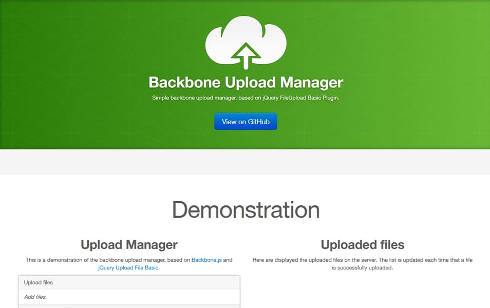 Backbone Upload Manager