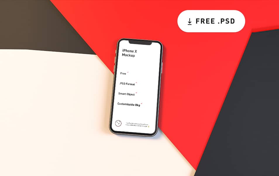 Free iPhone X Mockup