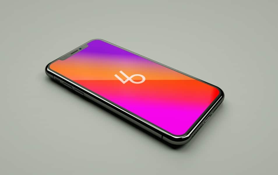 Free iPhone X PSD Mockup