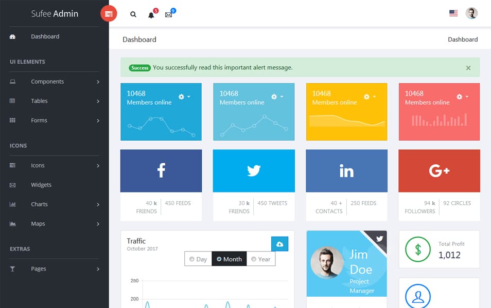 25 Best Free Bootstrap Admin Templates 2020 Athemes