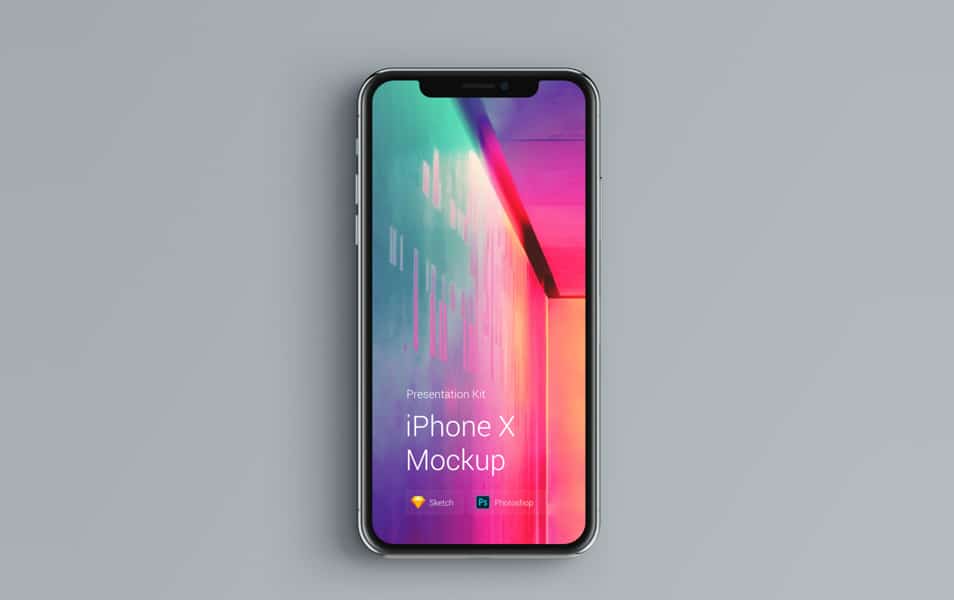 iPhone X Mockup Changeable Color