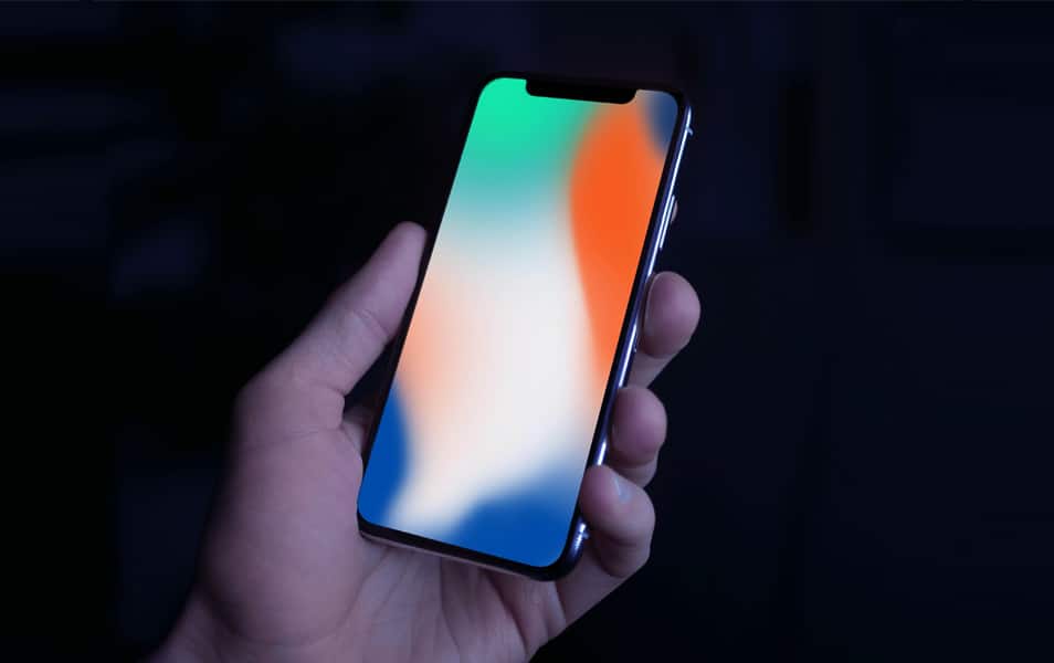 iPhone X On Hand Mockup