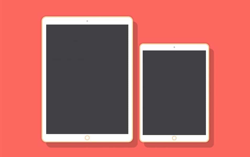 Flat 2D Apple IPad Pro Mockup » CSS Author